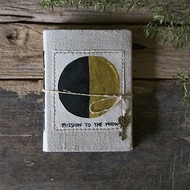 Crescent moon. notebook handmadenotebook diaryhandmade 筆記本