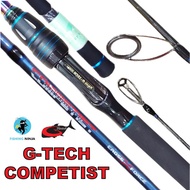 NINJA - G-Tech Competist Custom Jigging Fishing Rod JORAN TAHAN LASAK 100%ORIGINAL GTECH MATERIAL TOUGH CARBON