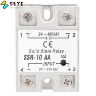 SUYO Solid State Relay, AC-AC SSR-10 AA Solid State Relay AC-AC, Relay Switch Input 90-250V AC Outpu
