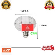 CAHAYA C44 2-SIDED DISCO LIGHT E27 Fitting rotating LED 6W WATT DOUBLE ORIGINAL 100% ENERGY SAVING C