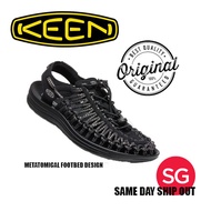 [KEEN] UNEEK WOMEN'S - BLACK/SILVER FOOTWEAR