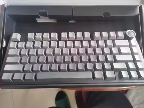 AULA F75 Gaming Mechanical Keyboard RGB PBT Gradient Keycaps keyboard Customized 75% Layout Side-eng