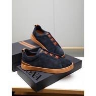 X VGD ZEGNA New Style Men's Shoes Casual Shoes Sneakers Fashion Lazy Leather Slip-On Dirt-Resistant 