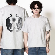 Seattle Angry Cynical Yin Yang Cheetah Sun Moon Short Tee