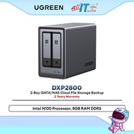 UGREEN DXP2800 NASync 2-Bay NAS Intel N100 2.5GbE NVMe Personal Cloud Storage