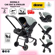 (FREE SHIPPING🥳) Doona X NEW Infant Car Seat & Stroller 2-in-1 | Newborn to 85cm | i-Size R129 | Tra