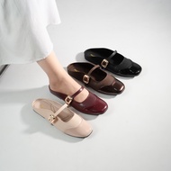 MARLYN Sepatu Sandal Flat Wanita Yuki | sendal mules perempuan