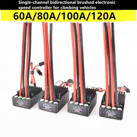 60A/80A/100A/120A Bidirectional Brushed ESC 480A/960A 10v-32v Electrical Speed Controller DIY Differ