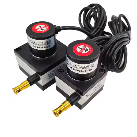 E38S Rope Encoder 1000ppr Pull Wire Displacement Pull Rope Sensor Pull Wire Drawstring Encoder 500mm