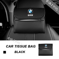 BMW Car Tissue Bag PU leather Paper Drawer Multi-functional Hanging Tissue Bag Tissue Holder E36 X1 