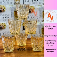 [CODE AV30] AVI HOME - Cup / Glass for Drinking Water / Coffee / Drinking Beer 90 Degree Heat Resist