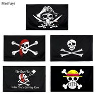 [Meifuyi] Flag Crossbones Pirate Flag Jolly Roger Double Broken With Pirate Flag For Party Decoratio