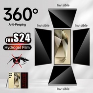 360°  matte Privacy screen protector for Samsung S24 S23 S22 Ultra fully covered ceramic Enhanced pr