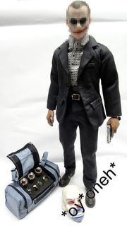 1:6 Custom JOKER 小丑 打刧服 BANK ROBBER SUIT SET hot toys dx01 / dx11 batman tdk PIU/F-247-300