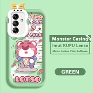 （Lokal Ready)Hontinga Case Casing Ponsel Untuk hp Samsung A13 5G A13 A04S Casing Terbaru Kartun Imut Bekerja Lotso Silikon Lembut Softcase TPU kesing Case hp Anti Gores Air Softcase Untuk Gadis