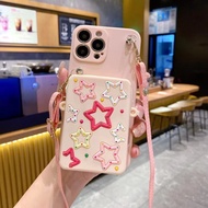 เคสแบบกระเป๋าสตางค์สำหรับ OPPO Reno 8Z 8T 8 7Z 6Z 5Z 5F 4F 7 6 5 4 4Z 5G 3 SE 2 2Z 2F R9S F3บวก F1S F5 F7 F9 R17 F11เจอ X3 X5 Pro 3D เคส Dompet Koin น่ารักหรูหราครอบคลุมเคสโทรศัพท์เด็กผู้หญิง TPU นิ่มมือถือ