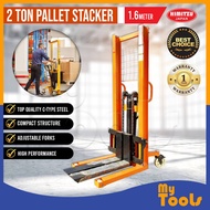 READY STOCK Mytools 1 Ton 2 Ton Pallet Stacker Truck Lift Fork Hand Forklift