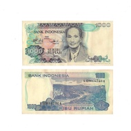 Uang kuno Indonesia 1000 Rupiah Emisi 1980