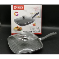 DESSINI Grill Pan With Lid 28cm