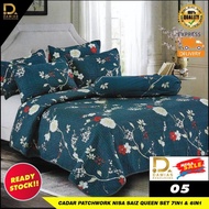 Cadar Queen size 7in1 Patchwork (READYSTOCK)