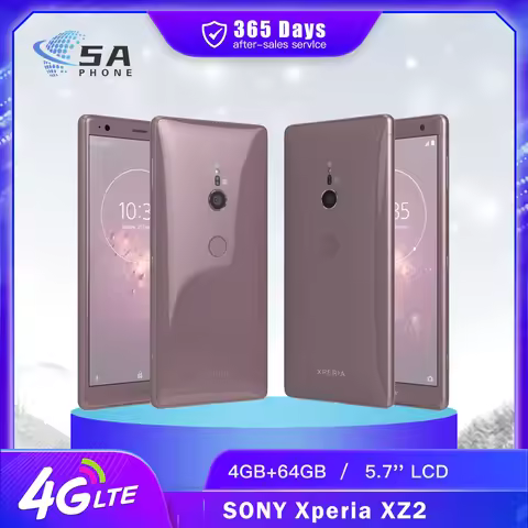 Original Sony Xperia XZ2 H8216 H8266 702SO 4G Mobile Phone 4GB+64GB 5.7'' 19MP+5MP Snapdragon 845 An