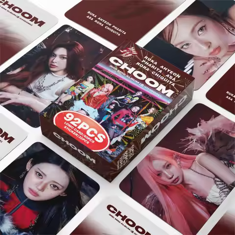 92/124PCS Kpop Girls Group New Ablum "CHOOM" High Quality Small Cards RUKA AHYEON RORA PHARITA RAMI 
