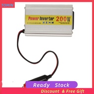 Power Inverter 200W DC 12V To AC 220V Safe Car Converter With USB Port NEW