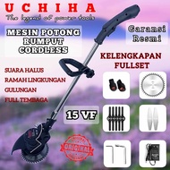 Mesin potong rumput padi Ranting DLL UCHIHA JAPAN brush cutter cordless baterai tanpa kabel