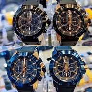CAESAR 100% ORIGINAL CHRONOGRAPH LEATHER STRAP WATER RESISTANT MEN WATCH CA1005MC