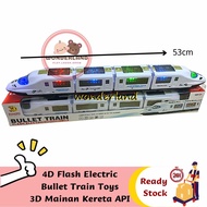 Railway Express Train Toys Speediness with Flash light Electric Mainan Kereta Api SUPER LONG 53cm ( 