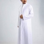 JUBAH LUARAN PRIA BAJU MUSLIM BERKUALITAS 18 WARNA / GAMIS IKHWAN SAUDI / JUBAH IMAM / AKAD NIKAH /
