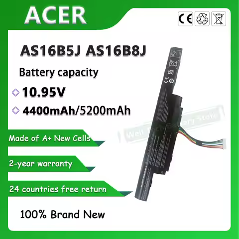 AS16B5J AS16B8J Laptop Battery For ACER Aspire E15 E5-575G E5-575G-53VG F5-575G