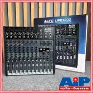 ALTO LIVE-1202 MIXER เครื่องแต่งเสียง เครื่องปรับแต่งเสียง เครื่องเสียง มิกเชอร์ มิกซ์ LIVE 1202 LIV