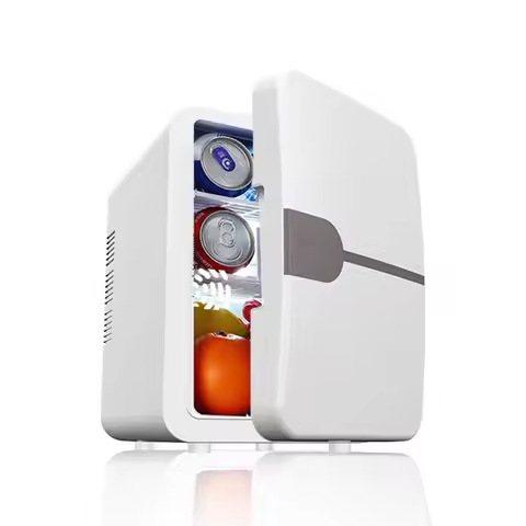 4L Car Fridge Mini Compact Refrigerator Portable Car USB Fridge for Drinks Skincare Lunch For Car Tr