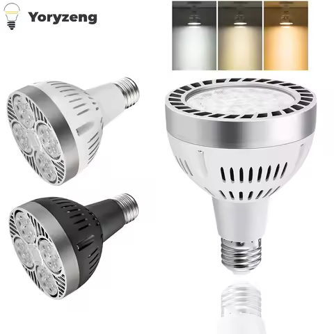 220V PAR30 E27 LED Light Spotlights Lamp 24 degree Angle 25W 35W 45W Cool Warm Neutral White 3000K 6
