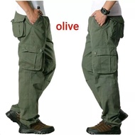 🔥💯SELUAR CARGO PANT SIX POCKET TALI PINGGANG🔥🔥