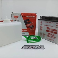 AKI ACCU BASAH SUZUKI THUNDER 125 BAJAJ PULSAR VESPA YB7-A YUASA