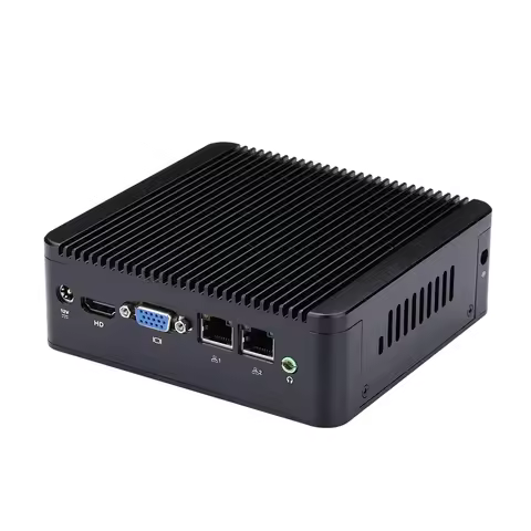 Qotom Mini PC Intel Core i5-3427U/i3-3217U/Celeron Windows XP/7/8 2 Realtek LAN HD VGA RS232 Industr