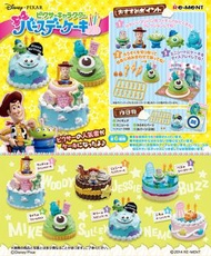 Re-ment 絕版食玩 Disney Pixar Character Birthday Cake Toy Story Woody 胡迪 Jessie 翠絲 Buzz 巴斯光年 Aliens 三眼仔 