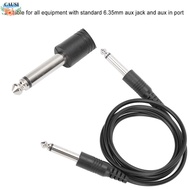 CAUSI 2PCS 6.35mm To 6.35mm Single-channel, 3.3ft Flexible Guitar Instrument Cable, Low Loss Plug an