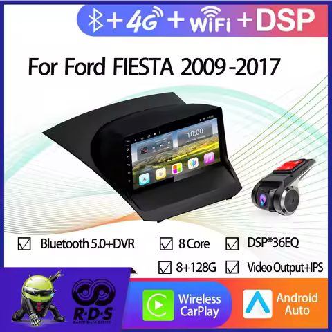 6G+128G Android Car GPS Navigation For Ford FIESTA 2009-2017/Sixth Generation/Ford Fiesta Mark V Car
