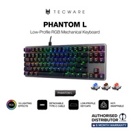 [PROMO] Tecware Phantom L, Low Profile RGB Mechanical Keyboard 87 (3 Switch Options)