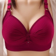 No Wire Bra Big Size 36-44 Cup B C Wireless Bras No Iron Woman Innerwear