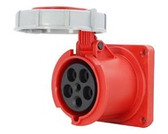 เพาเวอร์ปลั๊ก 3เฟส 63A ตัวเมียฝัง 3P+N+E กันน้ำ