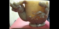 清乾隆新疆和田黃玉大玉杯