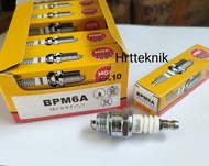 Busi bpm6a (1kotak 10pcs) untuk Mesi Potong Rumput / Chainsaw Senso