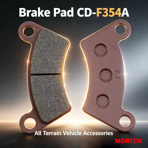 CD-F354A Brake Pad 110×49.2×7.55mm For Borossi Joyner BB2000 BB650 BB800 Keeway GTX300 Linhai CUV 4x