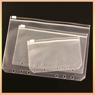 A5/A6/A7 Size Plastic Zip Lock Envelope Zipper Wallet Insert Refill Organiser