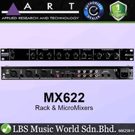 ART Pro Audio MX662 6 Channel 1U Stereo Mixer With EQ EFX Loop (MX 662)