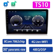 TS10 8Core 7862S Best Car Android Player Support 360 camera Wireless Carplay Auto GPS BT wifi